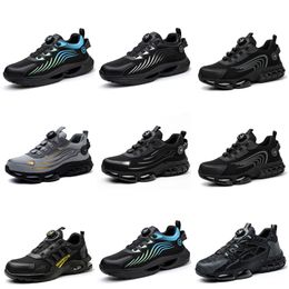 Running shoes GAI three Men Women triple black white dark blue sport sneaker Comfortable Mesh breathable Walking shoes