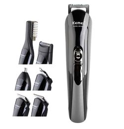 Kemei KM600 6 in 1 Waterproof Electric Hair Clipper Nose Beard Trimmer Shaver5600063