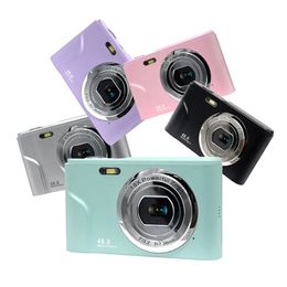 Digitalkamera Auto Focus Point and Shoot Cameras FHD 1080p 48MP med 16x Digital Zoom Kids Compact Camera DC311