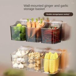 Kitchen Storage Transparent Basket The Actual Neat And Orderly Easy Installation Save Space Durable Materials Convenient