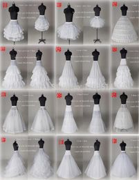 10 Style Cheap White A Line Ball Gown Mermaid Wedding Prom Bridal Petticoats Underskirt Crinoline Wedding Accessories Bridal slip 2350520