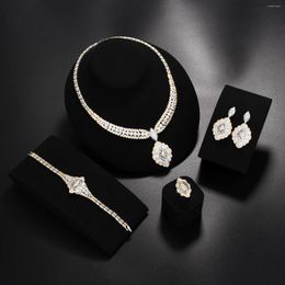 Necklace Earrings Set Dubai Jewellery Engagement Adds 4 Wedding Delights To Women's Holiday