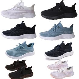 Women's casual shoes, spring and summer fly woven sports light soft sole casual shoes, breathable and comfortable mesh lightweight women's Canvas shoes shoes