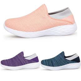 Men Women loafers Running Shoes Soft Comfort Black White Beige Grey Red Purple Green Blue Mens Trainers Slip-On Sneakers GAI size 39-44 color37