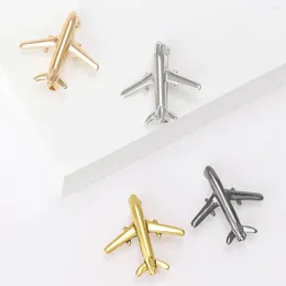 Brooches Beaut&Berry Trendy Aeroplane Brooch Pin For Women Unisex Office Party Casual Accessories Gifts