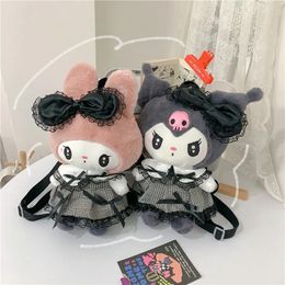 Venda imperdível mochila japonesa ins fofa saia kuro boneca de pelúcia nova mochila de boneca personalizada de desenho animado