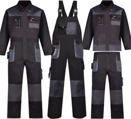 Welding Suits Working Bib Tooling Overalls Protective Auto Repair Strap Jumpsuits Durable Tooling Uniform Mechanic MultiPocket Co9625405