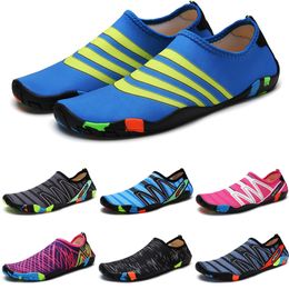 2024 Water Shoes Water Shoes Women Men Slip On Beach Wading Barefoot Quick Dry Swimming Shoes Breathable Light Sport Sneakers Unisex 35-46 GAI-46