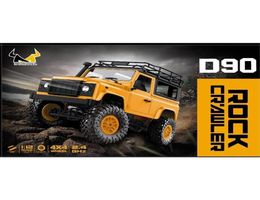 112 2 4G Remote Control High Speed Off Road Truck Vehicle Toy RC Rock Crawler Buggy Climbing Car for PICKCAR D90 Kid Boy Toys Y2007727765