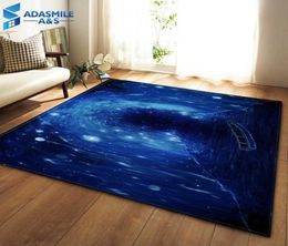 Nordic Carpets Soft Flannel 3D Printed Area Rugs Parcean Tunnel Mat Rugs Anti-slip Large Rug Carpet for Living Room Decor2760754