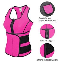 Waist Cincher Sweat Vest Trainer Tummy Girdle Control Corset Body Shaper for Women Plus Size S M L XL XXL 3XL 4XL2763134