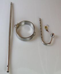 Stainless Steel Anal Hook Metal Collar Bondage Slave Anus Butt Plug In Adult Games For Couples Fetish Sex Toys For Women Men Gay1772258