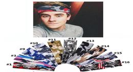 Men Sport Camouflag Headband Elastic Fitness Yoga Sweatband Women Outdoor Gym Running Tennis Basketball Wide Hair Bands C66781067951