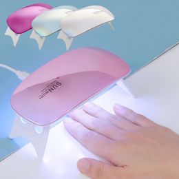 Nail dryer UV LED lamp portable USB cable household mini UV gel varnish drying lamp nail art tool 240305