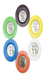 Hygrometer Mini Thermometer Fridge Hygrometer Portable Digital Thermometer Acrylic Round Hygrometer Humidity Monitor Metre Detecto2116321