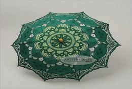 Wedding Parasols Craft Lace Bridal Umbrella Hook Flower Studio Pography Props Theme Po European Solar Style Handmade Cotton6906567