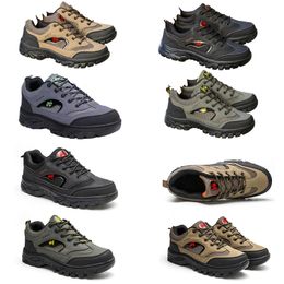 Men's Mountaineering Shoes New Four Seasons Outdoor Labour Protection Large Size Men's Shoes Breathable Sports Shoes Running Shoes Fashion Canvas shoes man 39