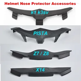 Motorcycle Helmets Helmet Nose Protector Fit For AGV K1 K3 SV SHOEI Z7X14 KYT ARAI Cascos Moto Viseira Capacete PISTA Base Parts