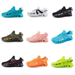 men women running shoes breathable GAI trainer black white volt green yellow red soft pink oreo jade mens sports sneakers jun34 XJXJ