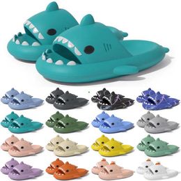 Free Shipping Designer shark slides one sandal slipper for men women GAI sandals pantoufle mules men women slippers trainers flip flops sandles color41 trendings