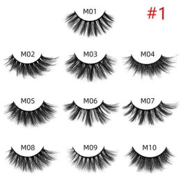 3D Mink Eyelashes False Lashes Natural False Eyelashes Long Set faux cils Bulk Makeup lashes different 20 styles 22 LL
