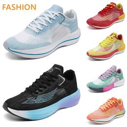New running shoes mens woman yellow orange green purple peach red olive cream trainers sneakers fashion GAI