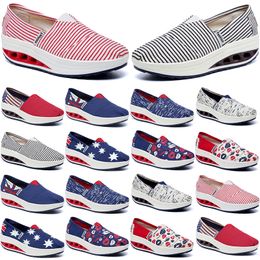 2024 Spring summer border Outdoor Tourism Outdoor Spring Womens Shoes Student GAI Canvas Shoes Cloth Shoes Lazy Shoes Minimalist versatile Shake Shoes 36-40 84