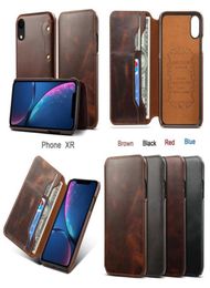 Fashion Business Designer Cell Phone Cases Genuine Leather with Card Holder for iPhone 11 12 13 Pro Max XS XR 7 8 Plus5307433