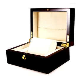 Watch Boxes Machinery Box Case Wooden With Lock Luxury Storage Display Portable Holders Organizer Valentine Gift