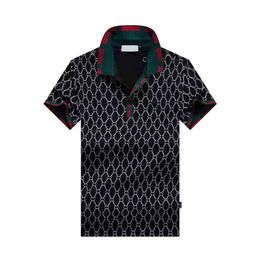 24G Men Polo Shirts Luxury Italy Designer Mens Clothes Short Sleeve Fashion Casual Men's summer Lapel Snake Bee Letter T Shirt Many colors are available Size M-3XL