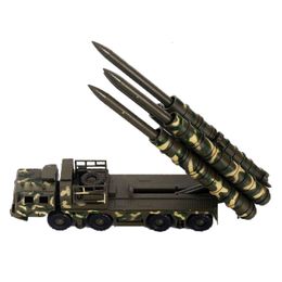 Diecast Cannon 4D Assembly S300 Camouflage Tactical Radar Missile Vehicle Model 1 72 Military Diy Hand Toy