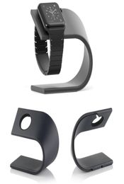 U Type Aluminum Alloy Charger Charging Holder Stand Dock Station Bracket For Apple Watch Series 1 2 3 4 Metal Desk Holder Stand Cr8775756