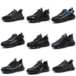 Running shoes one GAI Men Women triple black white dark blue Mesh breathable Comfortable sport sneaker