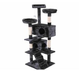 60quot Cat Tree Tower Condo Furniture Scratching Post Pet Ki qyllxO packing20109555360