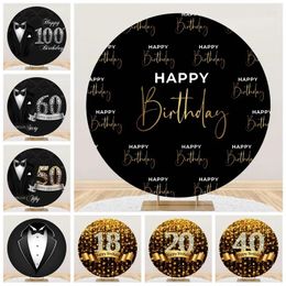 Party Decoration Tableclothsfactory Birthday Pography Round Backdrop Balloons Banner Decor Pocall Pographic Background