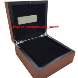 Factory Supplier Mens For Watch Box Original Wooden Inner Outer Woman's Watches Boxes Papers Wristwatch275t