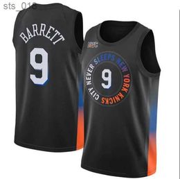 Basketball Jerseys CUSTOM Jalen Randle New Yorks Obi Toppin Knick Derrick Rose Quickley Josh Hart Robinson FoH2435