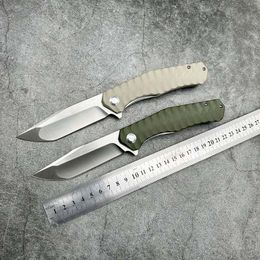 Outdoor folding knife Jungle 9CR18MOV Steel Camping Hunting Tactical gear combat survival sharp durability self Defence Pocket EDC Tool knife