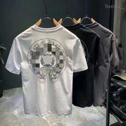 Summer Crosses T-shirts Mens T Shirt Designer Men Womens with Chrome Thirts Loose Heart Ch Print Short Sleeve Casual Chromees Man Tee Clothing 688