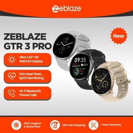 Zeblaze GTR 3 Pro Voice Calling Smart Watch AMOLED Display 316L Stainless Steel Fiess Smartwatch for Women