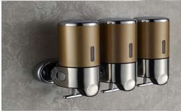 Whole And Retail New Bathroom Stainless Stell Soap Dispenser Wall Mounted Liquid Soap Dish Box4033299
