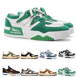 2024 GAI canvas shoes breathable mens womens big size fashion Breathable comfortable bule green Casual mens trainers sports sneakers b4