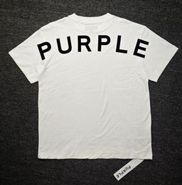 Purple Brand Shirt Summer T Shirt Men Womens Designer Purple Shirt Teeshort Sleeve Purple T-Shirt Breathable Tops Rh Casual Shirt High Street Hip Hop 267