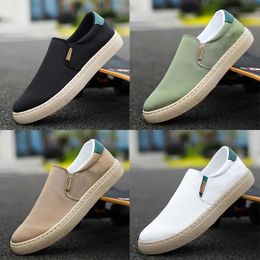 casual shoes solid color black white Pale Green joggings walking low mens womens sneaker classical trainers GAI TR