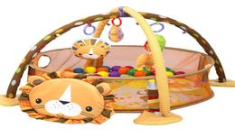 3 IN 1 Lion Tortoise Cartoon Baby Activity Gym Ball Pit Pool Indoor Safe Play Mats230L3194595