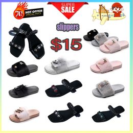 Designer Casual Platform slippers summer sliders women rainbow slides sandals pink blue grey memory sandals soft thick cushion cloud slide indoor GAI