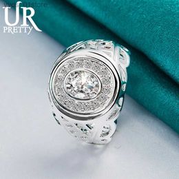 Band Rings 925 Sterling Silver Jewelry 7-10# Charm AAA Zircon Rings for Woman Men Party Engagement Wedding Fashion Gifts L240305