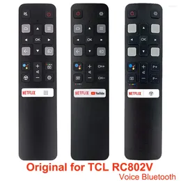 Remote Controlers Original Voice Control RC802V FMR1 FNR1 FUR6 FUR4 FUR7 For TCL Android Smart TV Universal Bluetooth Controller