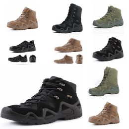 Boots New men's boots Army tactical military combat boots Outdoor hiking boots Winter desert boots Motorcycle boots Zapatos Hombre unisex GAI