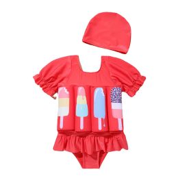 Swimwear Floating Buoyancy Baby Girl Swimsuits Detachable Swimwear Swimming Training Kids Swimming Float Suits Bathing Suit